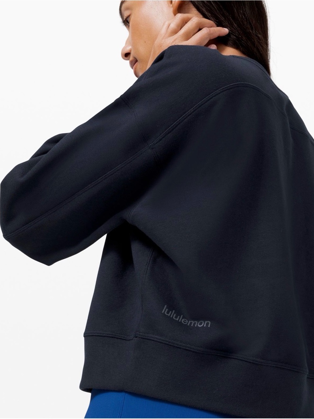 lululemon Black Crewneck  Sweater NWT